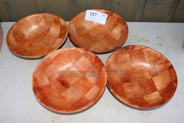 Wooden salad bowls (4x your money) - Image 2 of 2