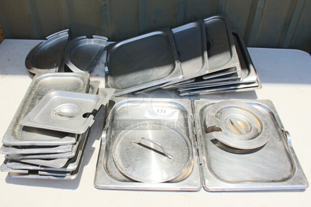 Assorted SS lids - Image 1 of 1