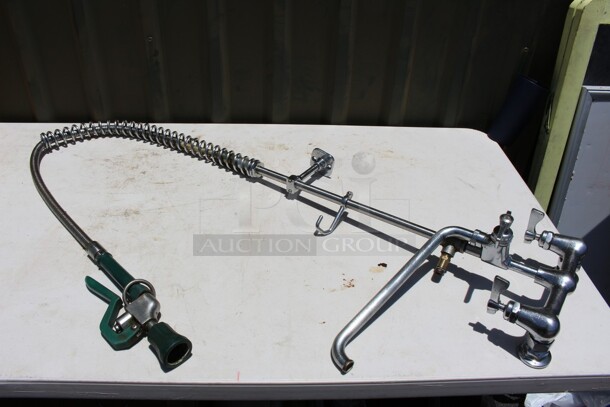 Sprayer head for wall-mounted sink - Image 1 of 2
