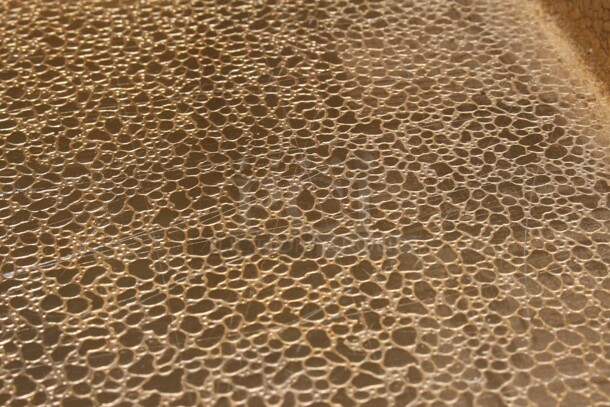 Gold sheet pan with detail - Image 2 of 2