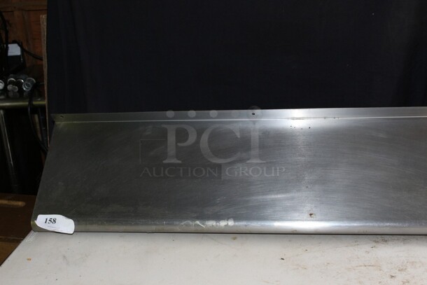 SS shelf w/ticket rail - Image 2 of 7