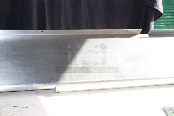 SS shelf w/ticket rail - Image 3 of 7