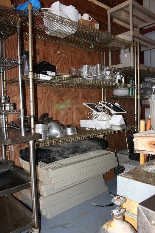 Wire rack w/3 shelves (Wire rack only) - Image 1 of 2