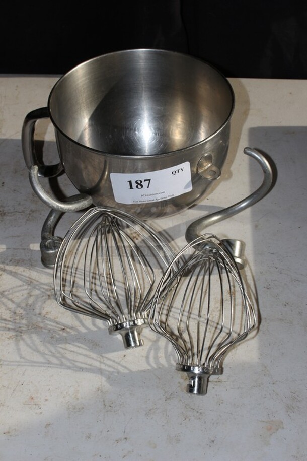 Kitchen Aid bowl with assecories  - Image 1 of 1