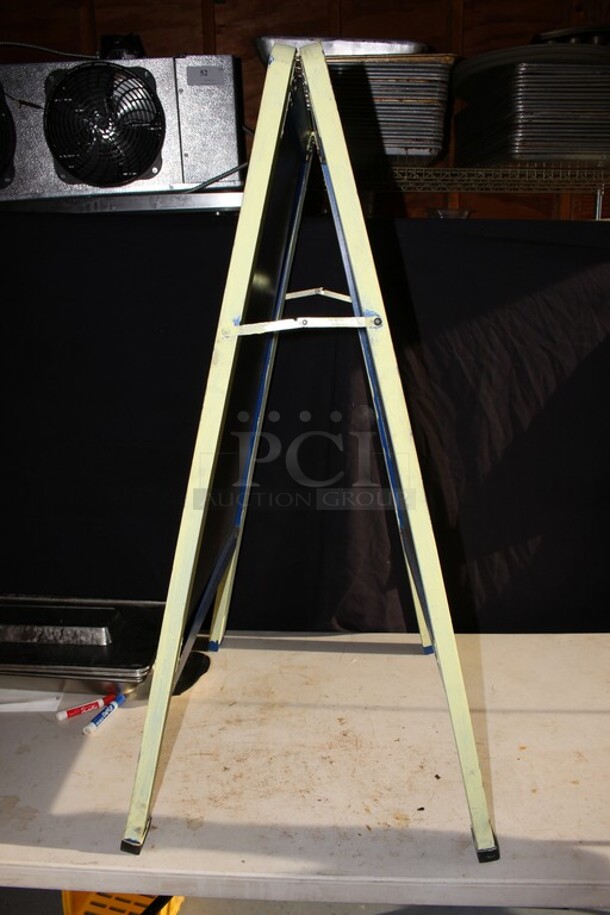 Sandwiche board Sigh chalk Board little damage on top - Image 4 of 4