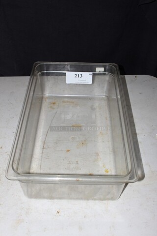 Cambro Clear container 