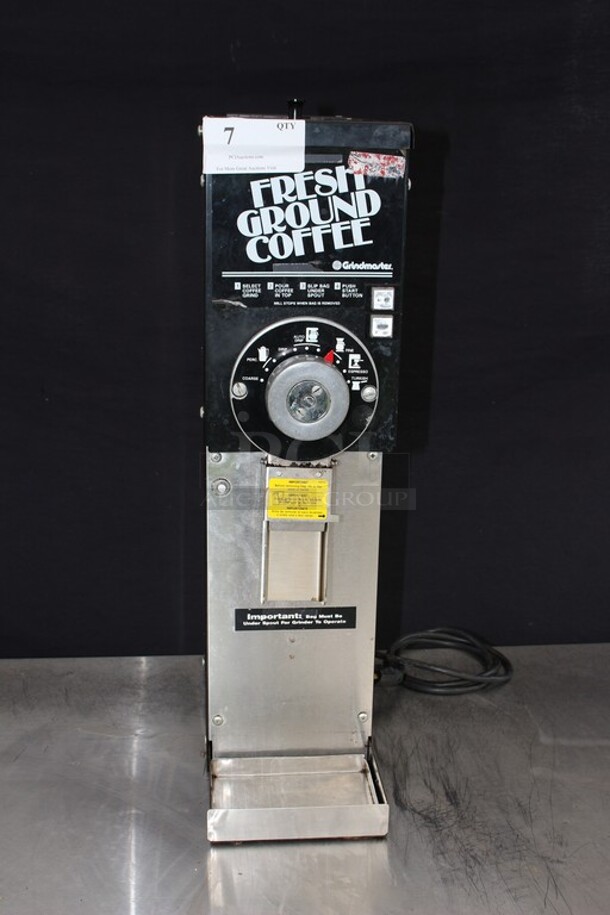 Grind Master Corp. Coffee Grinder WORKING Model 875