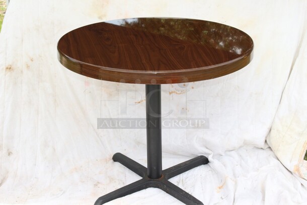 Circular Wooden Table  - Image 1 of 4