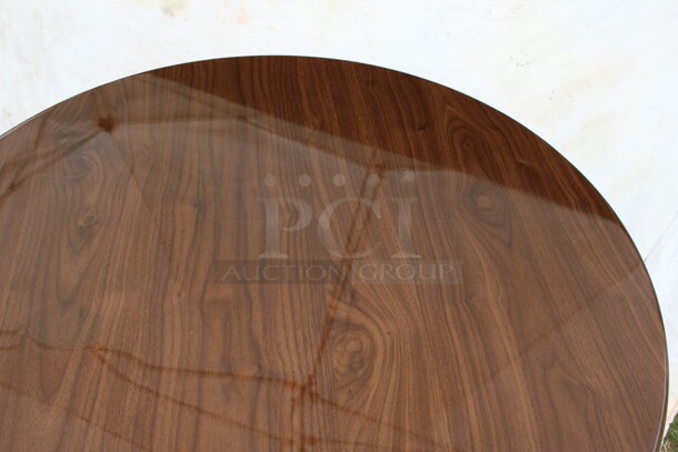 Circular Wooden Table  - Image 2 of 4