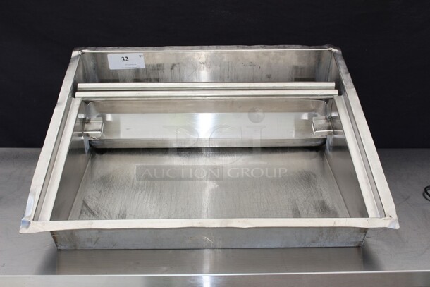 SS Drop-in donut glazer w/glazer scoop and lid - Image 1 of 3