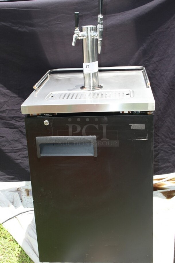 Double Tap Kegerator on commercial casters model XCK-113  - Image 1 of 5