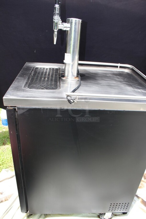 Double Tap Kegerator on commercial casters model XCK-113  - Image 4 of 5