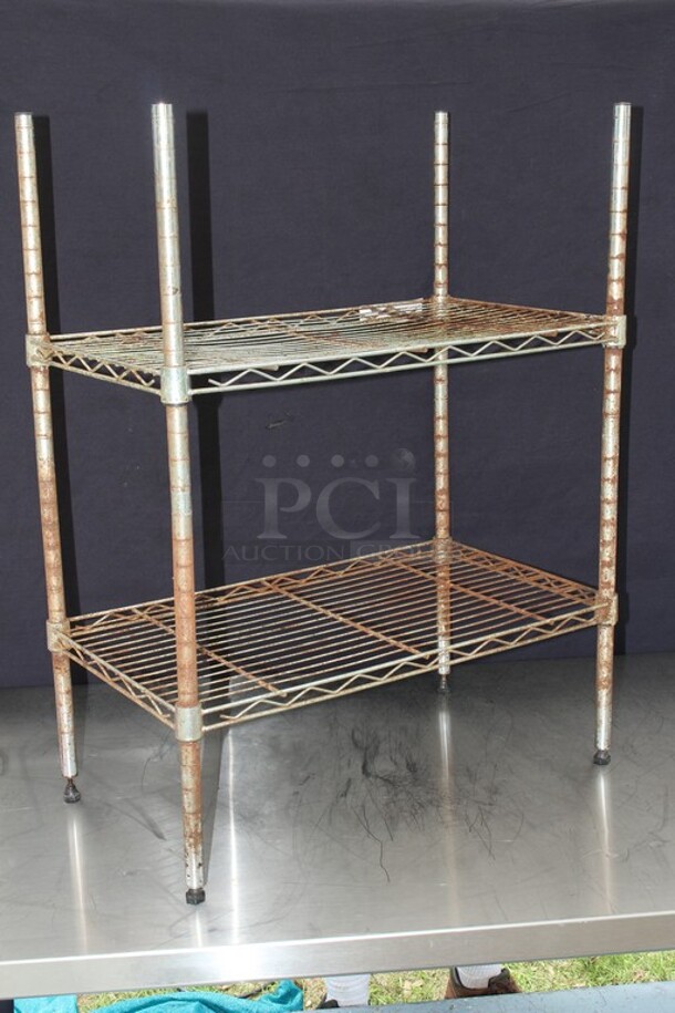 Small Double shelf Wire Rack - Image 2 of 2
