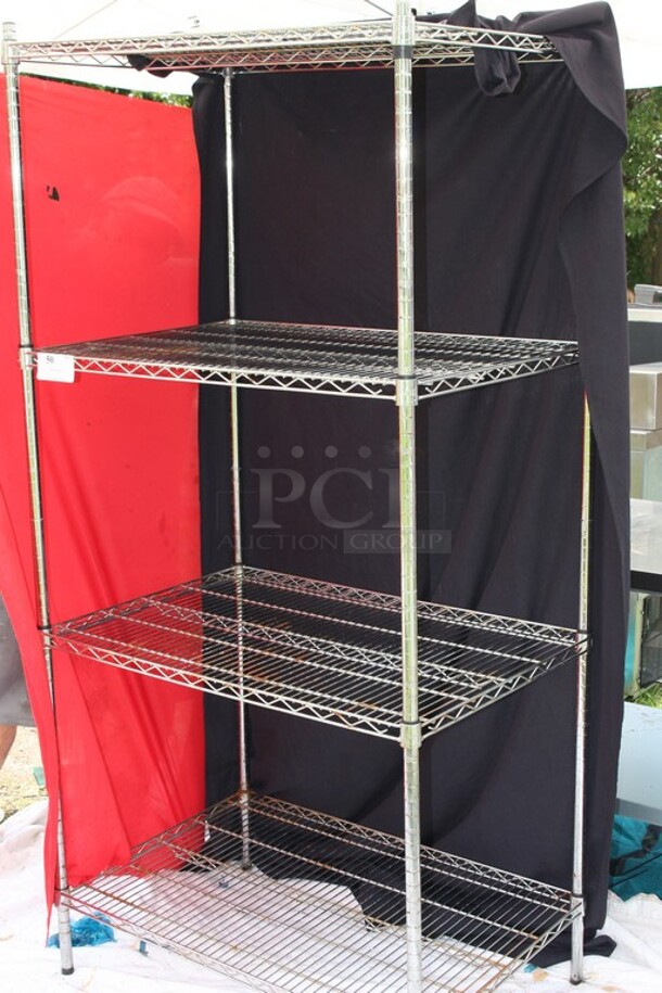 4 shelf Wire rack - Image 2 of 2