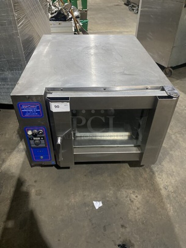 Wow! Euro Oven Electric Powered Counter Top Combi Convection Oven! Model US04010 SerialUS04U80009! 208V 3 Phase!  Working When Removed! 