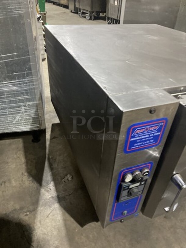 Wow! Euro Oven Electric Powered Counter Top Combi Convection Oven! Model US04010 SerialUS04U80009! 208V 3 Phase!  Working When Removed!  - Image 2 of 8