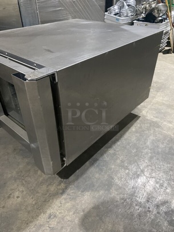 Wow! Euro Oven Electric Powered Counter Top Combi Convection Oven! Model US04010 SerialUS04U80009! 208V 3 Phase!  Working When Removed!  - Image 3 of 8