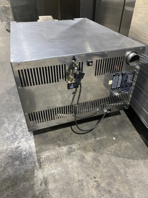 Wow! Euro Oven Electric Powered Counter Top Combi Convection Oven! Model US04010 SerialUS04U80009! 208V 3 Phase!  Working When Removed!  - Image 4 of 8