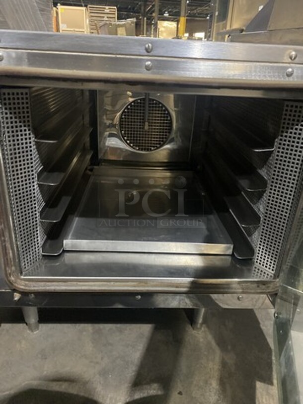 Wow! Euro Oven Electric Powered Counter Top Combi Convection Oven! Model US04010 SerialUS04U80009! 208V 3 Phase!  Working When Removed!  - Image 7 of 8
