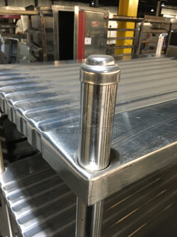 4 Tier Shelf Rack! On Commercial Casters! - Image 5 of 5