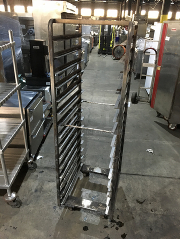 All Stainless Steel Pan Transport Rack! On Casters! - Image 3 of 5