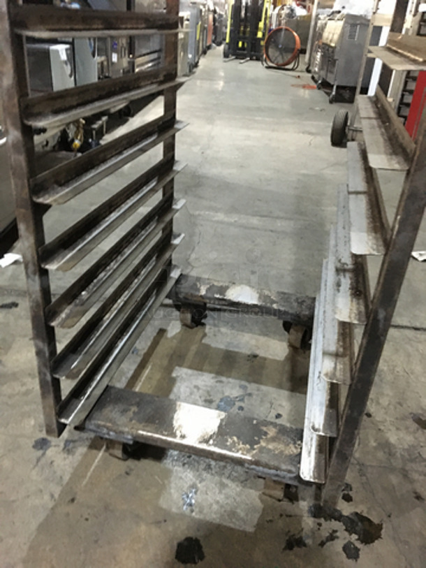 All Stainless Steel Pan Transport Rack! On Casters! - Image 4 of 5