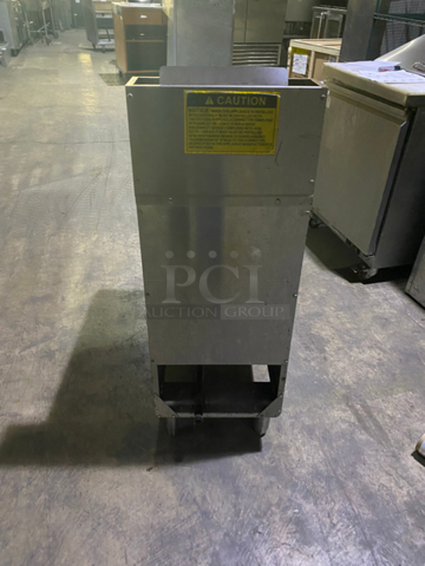 Atosa Commercial Natural Gas Powered Deep Fat Fryer! With Backsplash! All Stainless Steel! Model ATFS40 Serial ATFS4008116102700C40062! On Legs! - Image 6 of 6