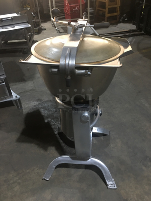 Hobart Commercial Vertical Cutter/Mixer/Mincer! Model HCM450 Serial 311223674! 200V 3Phase! With Casters! - Image 3 of 9