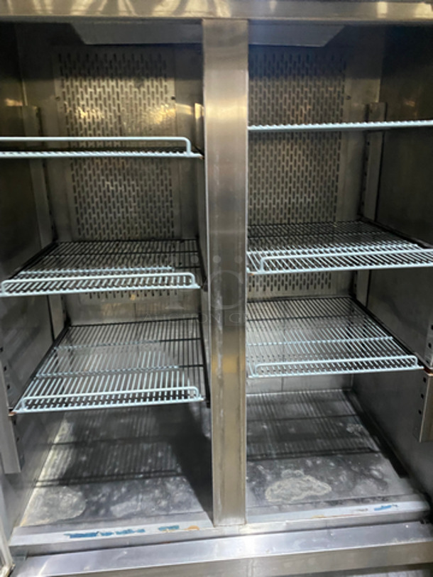 Avantco Commercial 2 Door Reach In Refrigerator! With Poly Coated Racks! All Stainless Steel! Model CFD2RR! 115V! On Commercial Casters! - Image 4 of 8