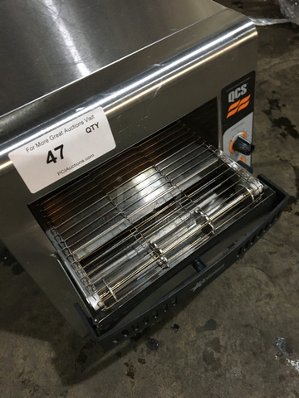 Holman Commercial Countertop Conveyor Toaster! All Stainless Steel! Model QCS2600H Serial TQ260A1013A0035! 208V 1Phase! - Image 5 of 8