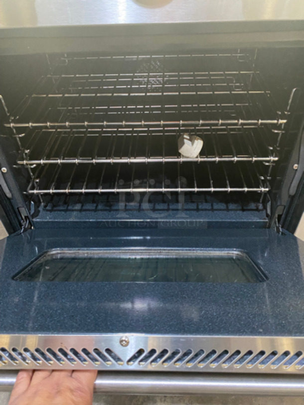 NICE! Viking Commercial Natural Gas Powered 4 Burner Stove! With Full Size Oven Underneath! All Stainless Steel! On Legs! - Image 4 of 6