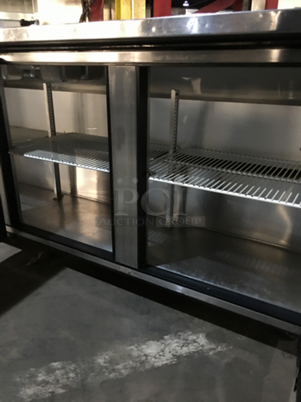 True Commercial Refrigerated Sandwich Prep Table! With Right Side Prep Area! With 3 Doors Underneath Storage Space! Model TSSU7208 Serial 7296097! 115V 1Phase! - Image 6 of 10