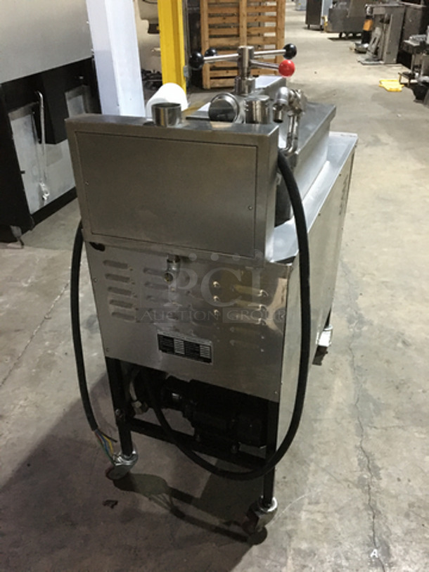 FAB! 2019 LIKE NEW! Shineho Equipment Electric Powered Pressure Fryer! Model P007! All Stainless Steel! On Casters! - Image 4 of 10