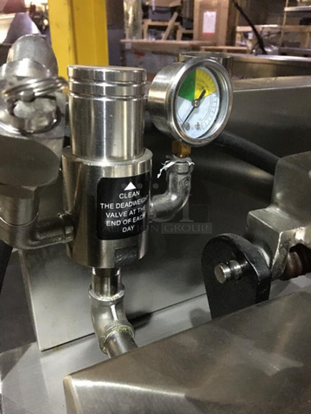 FAB! 2019 LIKE NEW! Shineho Equipment Electric Powered Pressure Fryer! Model P007! All Stainless Steel! On Casters! - Image 8 of 10