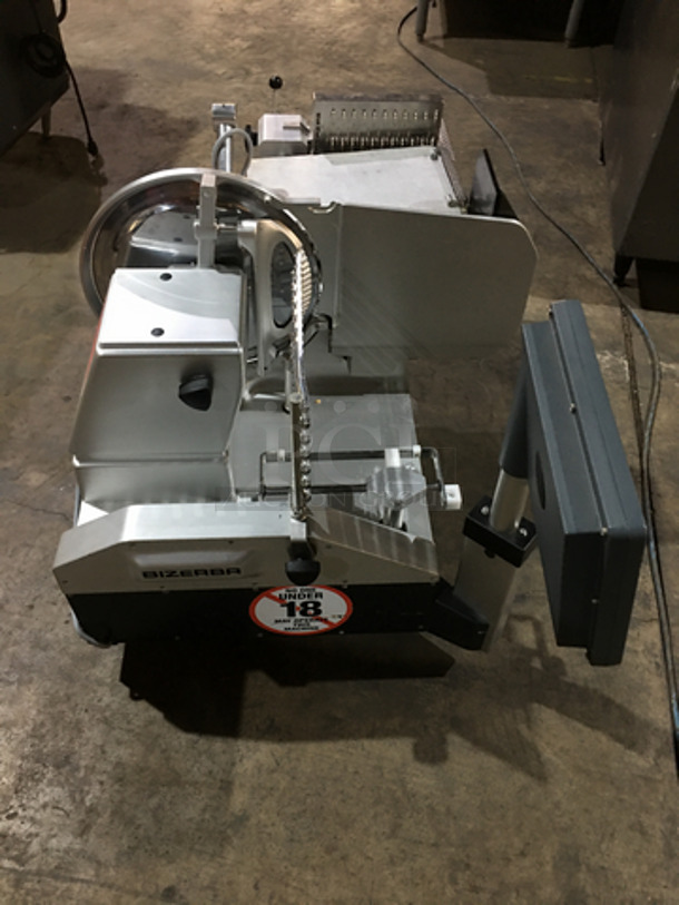GREAT! Bizerba Commercial Countertop Meat Slicer & Stacker! All Stainless Steel!  - Image 2 of 9