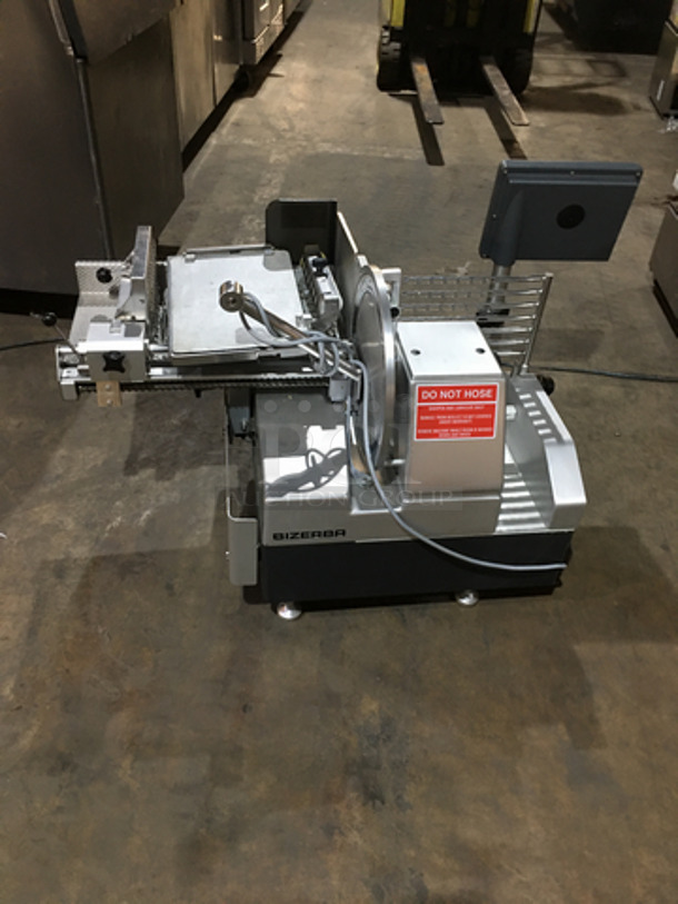 GREAT! Bizerba Commercial Countertop Meat Slicer & Stacker! All Stainless Steel!  - Image 3 of 9
