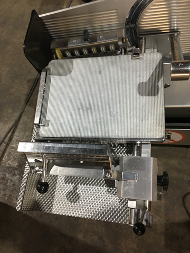 GREAT! Bizerba Commercial Countertop Meat Slicer & Stacker! All Stainless Steel!  - Image 6 of 9