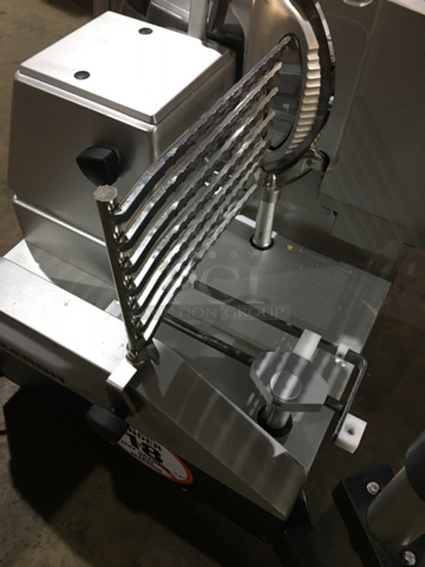 GREAT! Bizerba Commercial Countertop Meat Slicer & Stacker! All Stainless Steel!  - Image 7 of 9