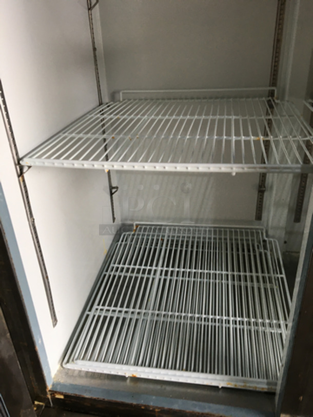 Artic Air Commercial 2 Door Reach In Freezer! With Poly Coated Racks! All Stainless Steel! Model AF49 Serial 380755! 115V 1Phase! On Commercial Casters! - Image 6 of 11