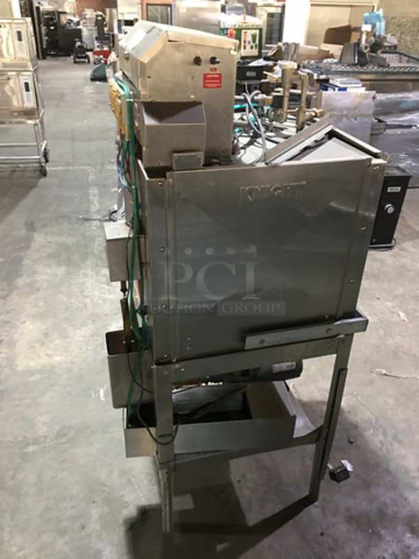 Nice! Knight Commercial Up-Right Pass Through Dishwasher! All Stainless Steel! On Legs! - Image 2 of 7