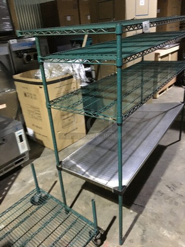 Metro Rack! With Stainless Steel Shelf! On Legs! - Image 2 of 6