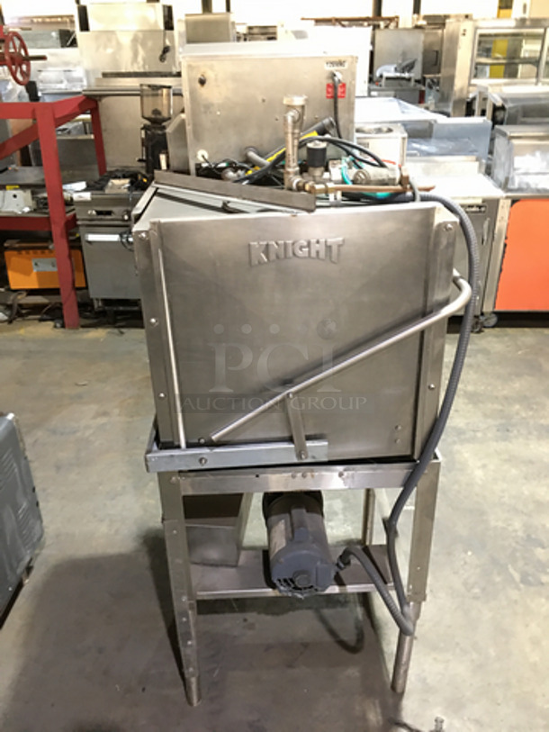 Nice! Knight Commercial Up-Right Pass Through Dishwasher! All Stainless Steel! On Legs! - Image 3 of 7