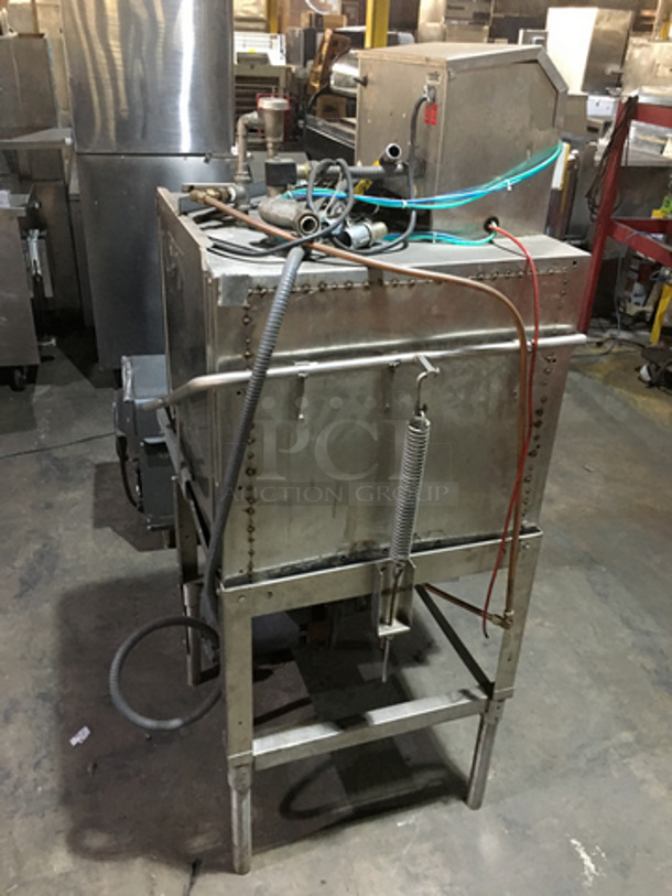 Nice! Knight Commercial Up-Right Pass Through Dishwasher! All Stainless Steel! On Legs! - Image 4 of 7