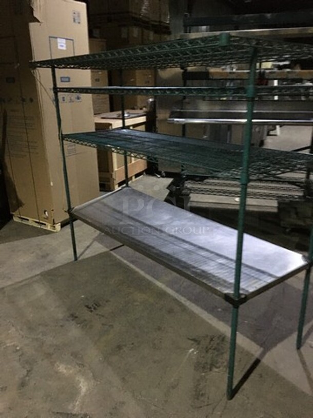 Metro Rack! With Stainless Steel Shelf! On Legs! - Image 4 of 6