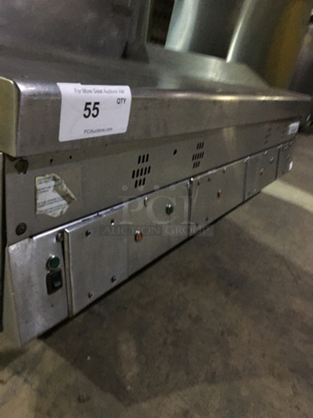 Garland Commercial Countertop Natural Gas Powered 48 Inch Flat Griddle! With Back & Side Splashes! All Stainless Steel! On Legs! - Image 6 of 6