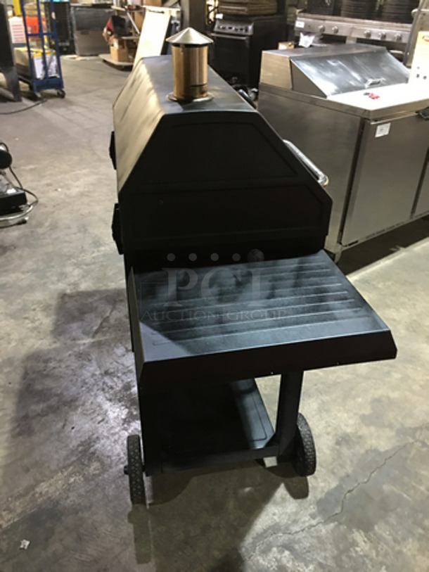 Outdoor Gas Grill! With Left & Right Prep Boards! With Underneath Storage Space! With 2 Casters! - Image 2 of 10