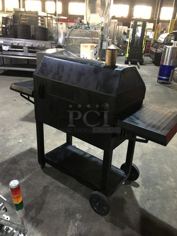 Outdoor Gas Grill! With Left & Right Prep Boards! With Underneath Storage Space! With 2 Casters! - Image 3 of 10