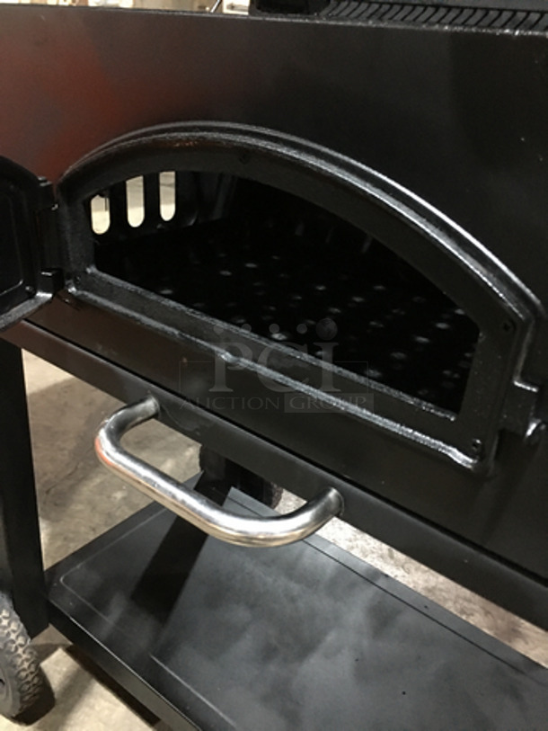 Outdoor Gas Grill! With Left & Right Prep Boards! With Underneath Storage Space! With 2 Casters! - Image 7 of 10
