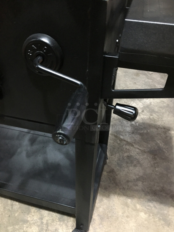 Outdoor Gas Grill! With Left & Right Prep Boards! With Underneath Storage Space! With 2 Casters! - Image 8 of 10