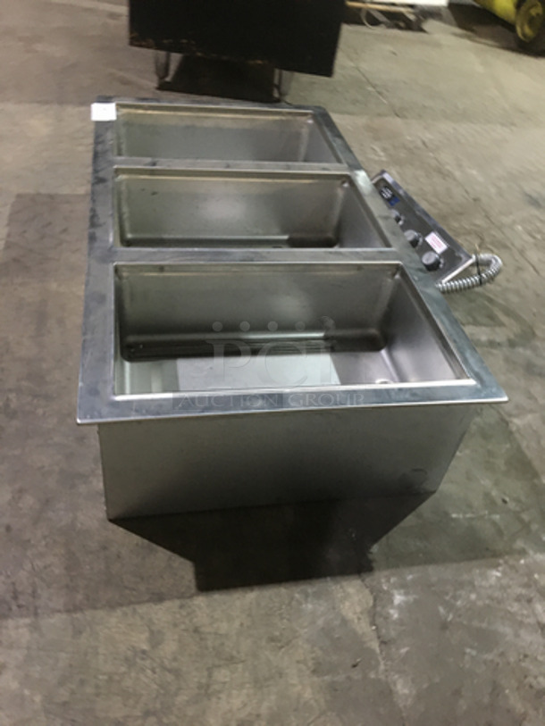 Wells Commercial 3 Well Drop In Steam Table! All Stainless Steel! Model MOD300TD Serial M3TD0917A0018! 208/240V! - Image 2 of 9